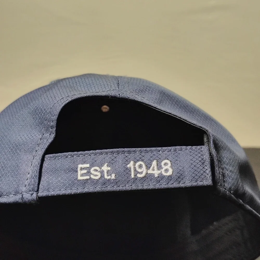 Lund Boats Hat Cap Adjustable Strap Navy Fishing Patch Ripstop One Size Mens